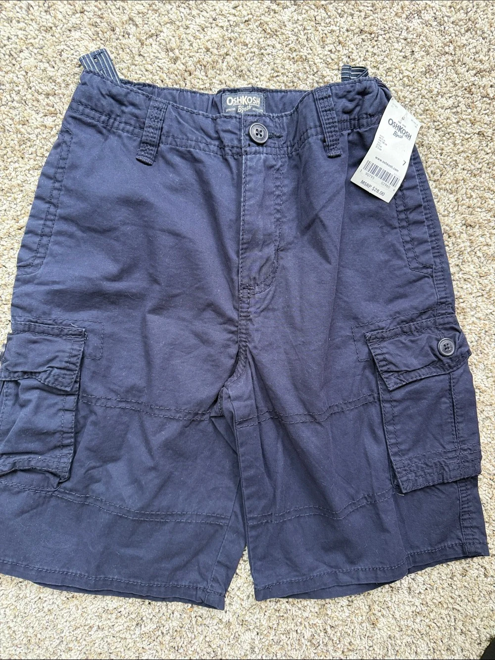 OshKosh B'gosh Navy Cargo Shorts for Men